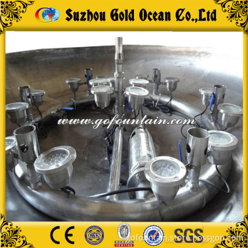 Dia. 1.5m Decoration Portable Movable Fountain for Rental Use